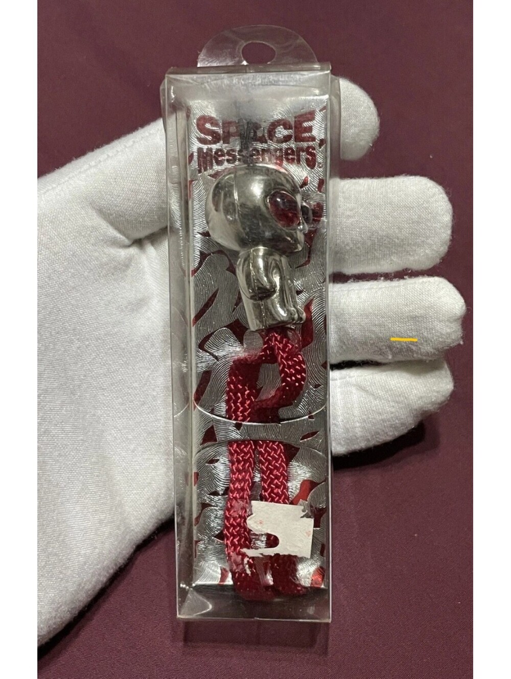 SPACE Messengers Alien Strap Keychain Japan Vintage